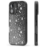 iPhone 16 Pro Max White Magic Black Impact Phone Case