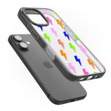 iPhone 16 Pro Max Rainbow Pop Lightning Black Impact Phone Case