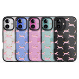 iPhone 16 Pro Max Pink Unicorns Black Impact Phone Case