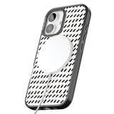 iPhone 16 Pro Max Hand Drawn Lines Pattern Black Impact Phone Case