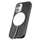 iPhone 16 Pro Max Black Snakeskin Black Impact Phone Case