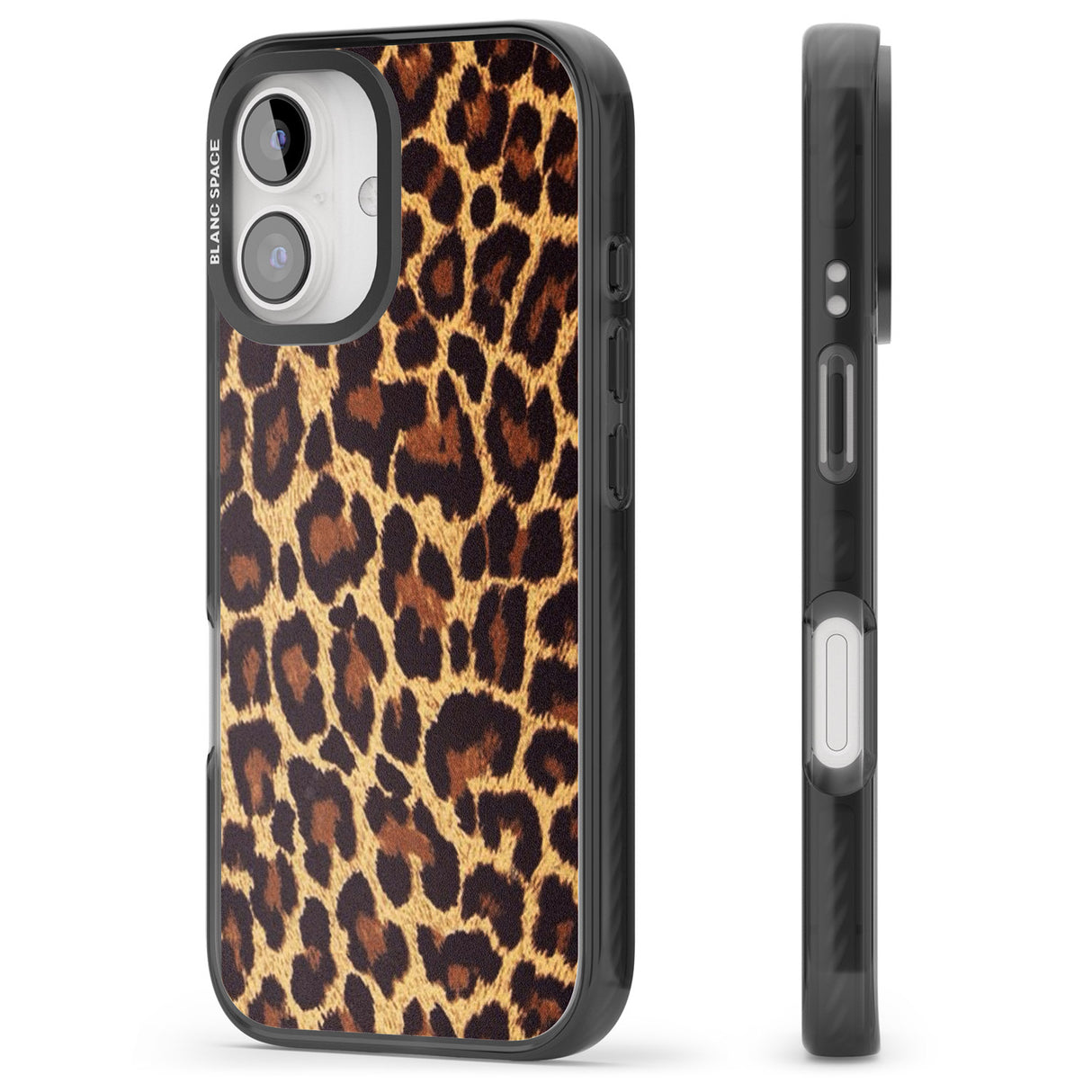 iPhone 16 Pro Max Gold Leopard Print Black Impact Phone Case