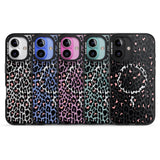 iPhone 16 Pro Max Light Pink Leopard Print - Transparent Black Impact Phone Case