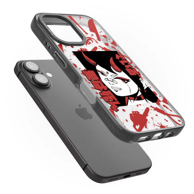 iPhone 16 Pro Max She's a Devil Black Impact Phone Case