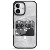 iPhone 16 Pro Max Sad Girl Club Black Impact Phone Case