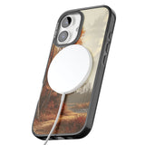 Vintage Autumn Oil Painting Black Impact Magsafe Phone Case for iPhone 16, iPhone 16 Plus