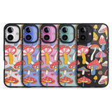 iPhone 16 Vibrant Shrooms Clear Impact Phone Case