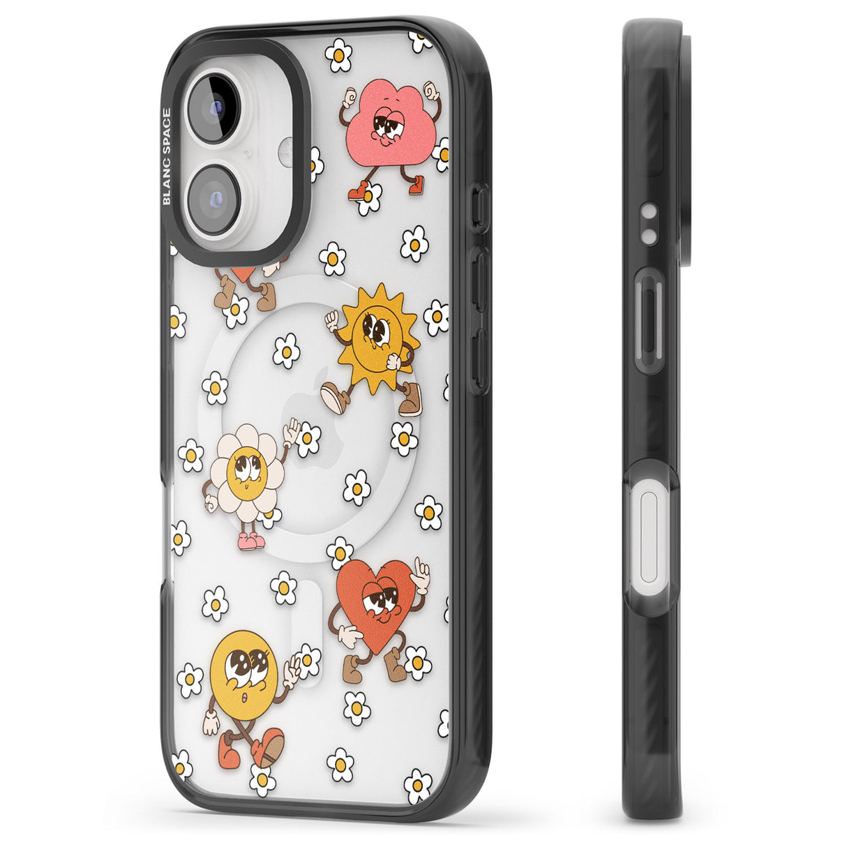 iPhone 16 Daisies & Friends Clear Impact Phone Case