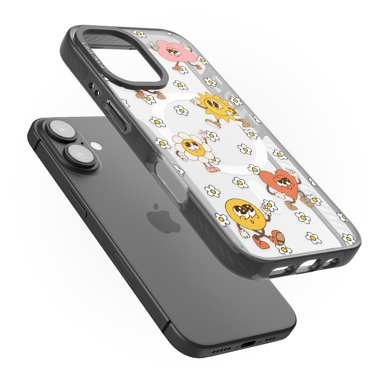 iPhone 16 Daisies & Friends Clear Impact Phone Case