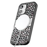 iPhone 16 Pro Max Personalised Pink & Cursive Leopard Spots Black Impact Phone Case