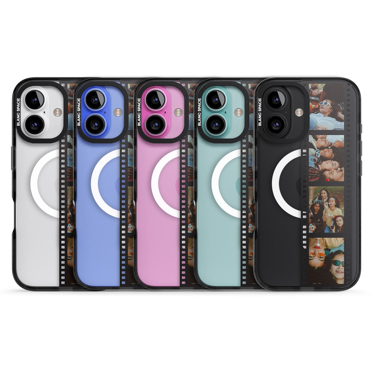 iPhone 16 Pro Max Personalised Instant Camera Photo Phone Case Black Impact Phone Case