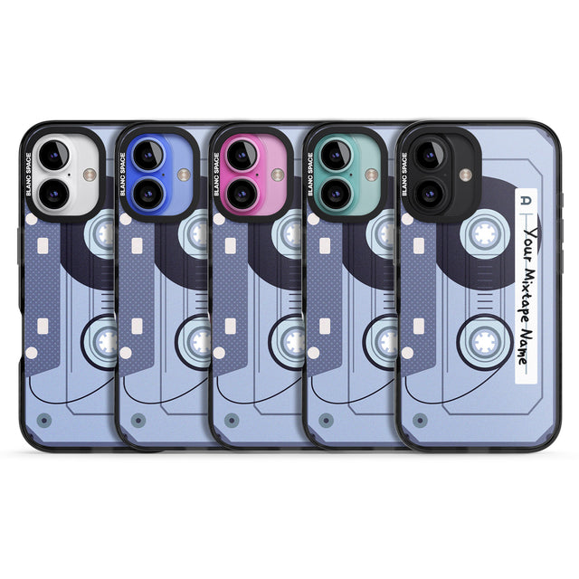 iPhone 16 Pro Max Personalised Industrial Mixtape Black Impact Phone Case