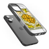 iPhone 16 Pro Max Personalised Wheel of Fortune Tarot Card - Colour Black Impact Phone Case