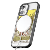 iPhone 16 Pro Max Personalised The Empress Tarot Card - Colour Black Impact Phone Case