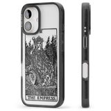 iPhone 16 Pro Max Personalised The Empress Tarot Card - Transparent Black Impact Phone Case