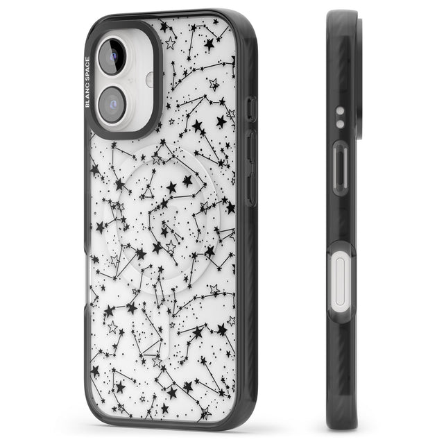 iPhone 16 Pro Max Constellations Black Impact Phone Case