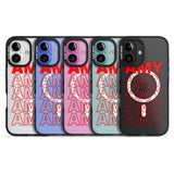 iPhone 16 Pro Max Personalised Clear Text 5B Black Impact Phone Case