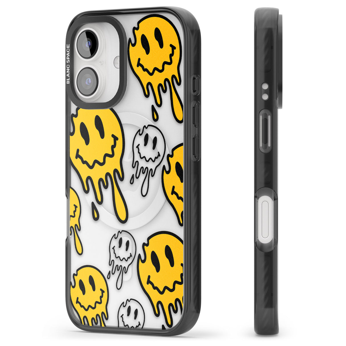 iPhone 16 Pro Max Face Melt Black Impact Phone Case