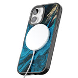 iPhone 16 Pro Max Saphire Lagoon Black Impact Phone Case