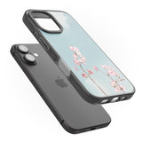 iPhone 16 Pro Max Blossom Flower Sky Black Impact Phone Case