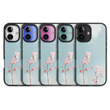 iPhone 16 Pro Max Blossom Flower Sky Black Impact Phone Case