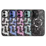 iPhone 16 Pro Max Black Labrador Watercolour Dog Pattern Black Impact Phone Case