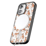 iPhone 16 Pro Max English Bulldog Watercolour Dog Pattern Black Impact Phone Case