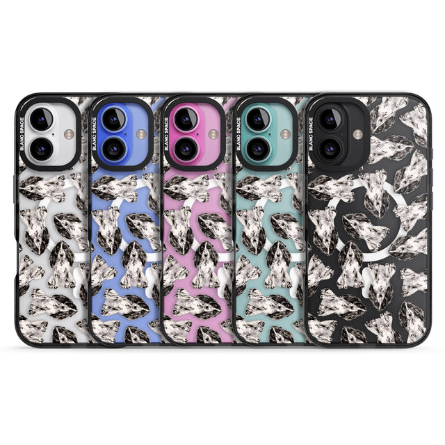 iPhone 16 Pro Max Cocker Spaniel (Black) Watercolour Dog Pattern Black Impact Phone Case