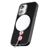 iPhone 16 Pro Max Pastel Moon Phases Black Impact Phone Case