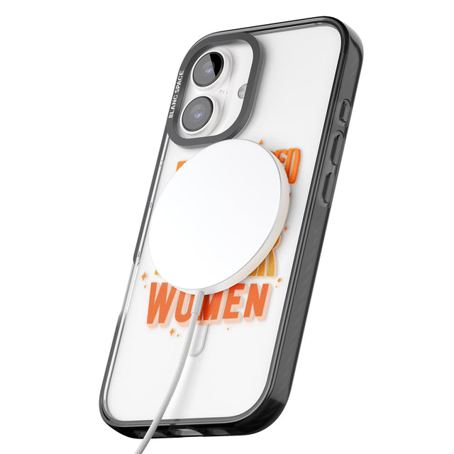 iPhone 16 Pro Max Empowered Women Black Impact Phone Case