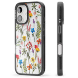 iPhone 16 Pro Max Spring Botanicals Black Impact Phone Case