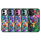 iPhone 16 Pro Max Floral Vibe Black Impact Phone Case