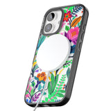 iPhone 16 Pro Max Floral Vibe Black Impact Phone Case