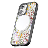 iPhone 16 Pro Max Wildflower Black Impact Phone Case