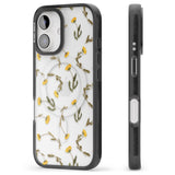 iPhone 16 Pro Max Long Stemmed Wildflowers - Dried Flower-Inspired Black Impact Phone Case