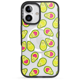 iPhone 16 Pro Max Avocado Love Black Impact Phone Case