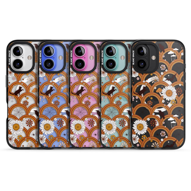 iPhone 16 Pro Max Halloween Rainbows Black Impact Phone Case