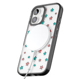 iPhone 16 Pro Max Heartstopper Stars Pattern Black Impact Phone Case