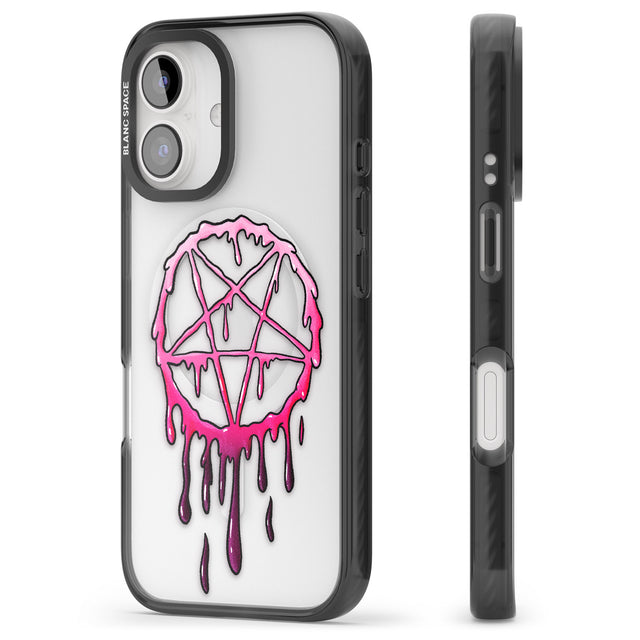 iPhone 16 Pro Max Pentagram of Blood Black Impact Phone Case