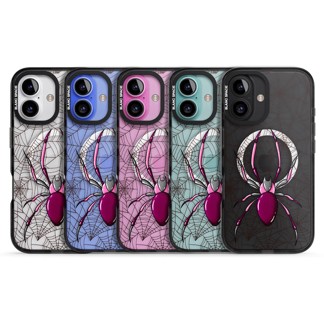 iPhone 16 Pro Max Arachnophobia Black Impact Phone Case