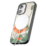 iPhone 16 Pro Max Birds and Plants by Ohara Koson Black Impact Phone Case + Magsafe