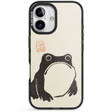 Matsumoto Hoji Frog Black Impact Magsafe Phone Case for iPhone 16, iPhone 16 Plus