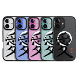 Japanese Kanji - Love Black Impact Magsafe Phone Case for iPhone 16, iPhone 16 Plus