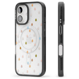 iPhone 16 Pro Max Raindrops Black Impact Phone Case