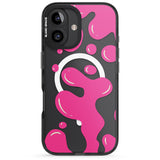 iPhone 16 Pro Max Pink Lava Lamp Black Impact Phone Case