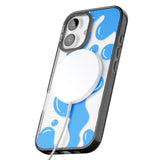 iPhone 16 Pro Max Blue Lava Lamp Black Impact Phone Case