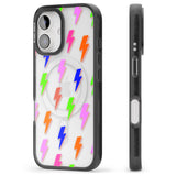 iPhone 16 Pro Max Rainbow Pop Lightning Black Impact Phone Case