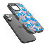 iPhone 16 Pro Max Bengal Blues Black Impact Phone Case