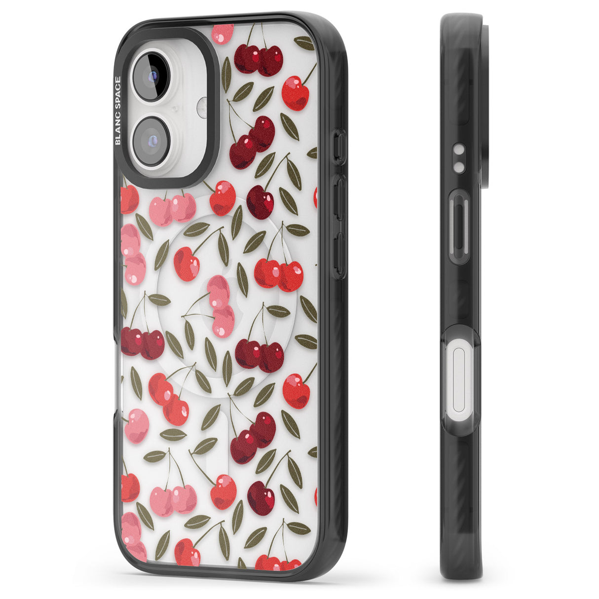 iPhone 16 Pro Max Cherry on top Black Impact Phone Case