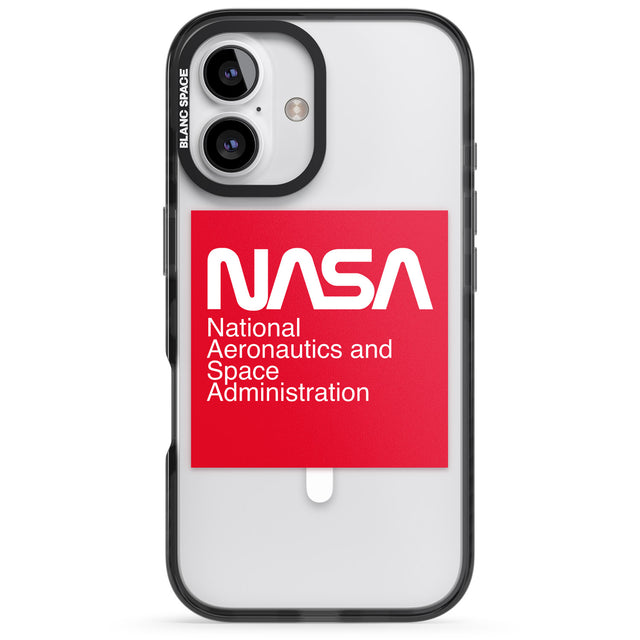 iPhone 16 Pro Max NASA The Worm Box Black Impact Phone Case